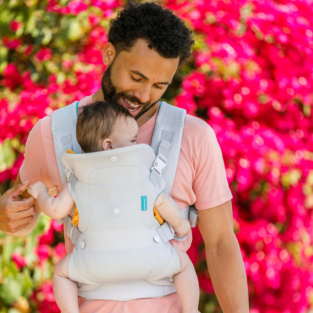Flip 4-In-1 Light & Airy Convertible Baby Carrier, Adjustable, Ergonomic Babywearing, Registry Essential, Baby Carrier for Newborn to Toddler