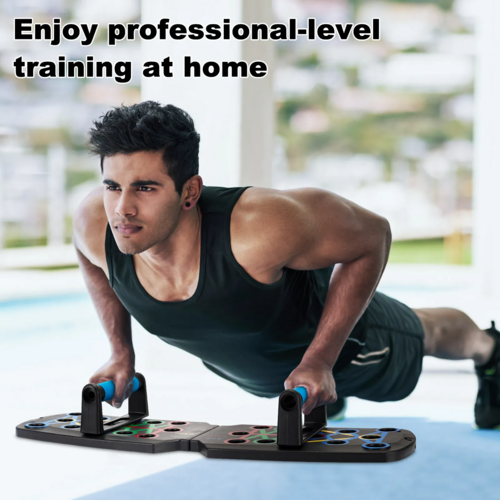 28 in 1 Push Up Rack Board System Fitness Workout Train Home Gym